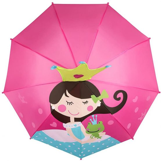 VON LILIENFELD® Umbrella Automatic Children Boys Girls Motif 3-D (up to Age 8) - Image 2