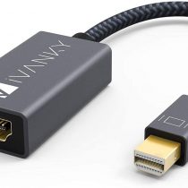 iVANKY Mini DisplayPort to HDMI Adapter, Mini DP to HDMI Adapter, Nylon Braided & Gold-Plated Connector, Compatible for MacBook Air, MacBook Pro(Before 2016), Surface Pro, etc - 20CM
