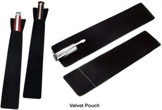 Black Velvet Pen Pouch - 5 pack (5) - Image 2