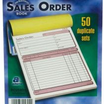 Pukka Pad, NCR Duplicate Sales Order Book 137 x 203mm Pack of 5