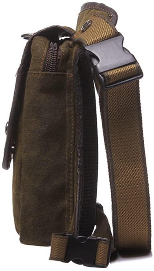 Xieben Canvas Drop Leg Bag for Men Women Motorcycle Bike Riding Cycling Multi-Purpose Thigh Waist Fanny Pack Travel Sports Fishing Hunting Hiking Camping Outdoors Coffee - Image 3