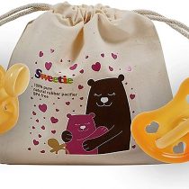 SWEETIE Rubber Orthodontic Pacifier Heart Shape Rubber 1 Count (0-6 Small)