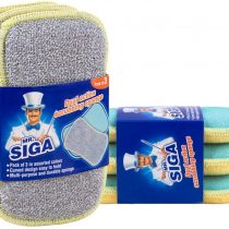 MR Dual Action Scrubbing Sponge, Pack of 6, Size:15x8.5x2.3cm