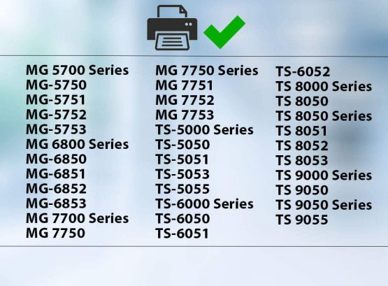 5 Ink Cartridges compatible with Canon PGI-570 PGBK Black for Canon Pixma MG5750 MG5751 MG6850 MG7750 TS5050 TS5055 TS6050 TS8050 TS9050 TS9055 and more (see product page) - Image 2