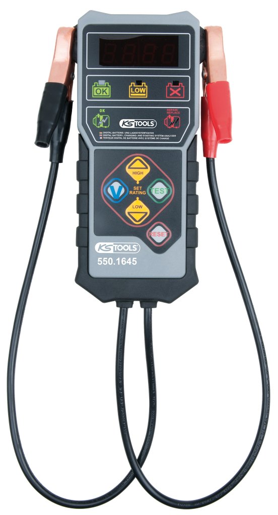 KS Tools 550.1645 12V Digital Battery Tester, colour, Size