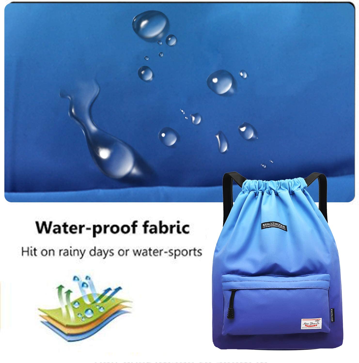 Risefit Waterproof Drawstring Bags - Image 2