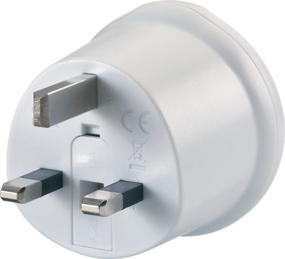 Go Travel Earthed EU to UK Adaptor - Compact European to UK Adapter (Ref 540) - Image 3
