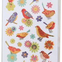 Craft Planet Stickers, Assorted, Birds & Flowers