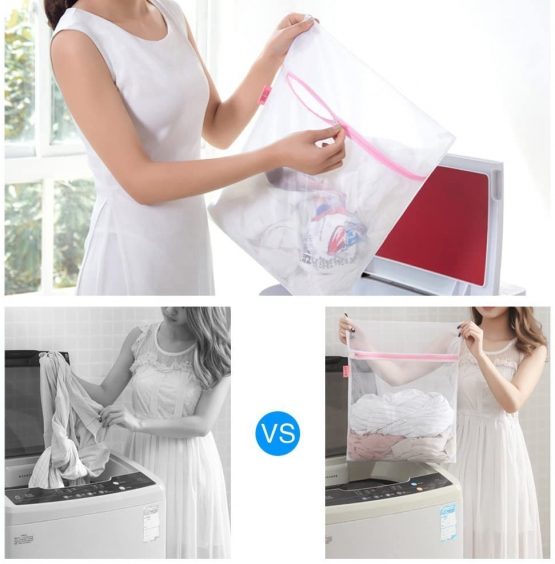 GOGOODA 7PCS Mesh Laundry Bags, Reuse Durable Washing Machine Bag for Delicates Blouse, Hosiery, Underwear, Bra, Lingerie and Baby Clothes … - Image 3