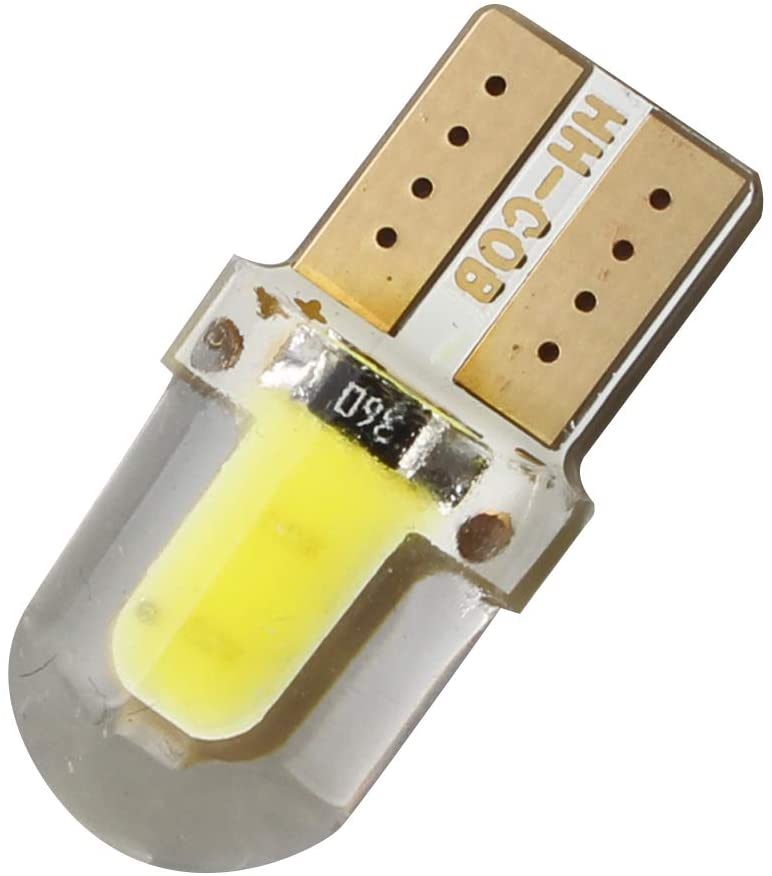 Jopto 10PCS Auto T10 W5W Wedge LED Car Light Bulb COB 194 168 8SMD Light Bright White Bulbs Replacement For Car Tail Light Map Read Interior Dashboard License Plate Dome Side Door Lamp 6500K - Image 4
