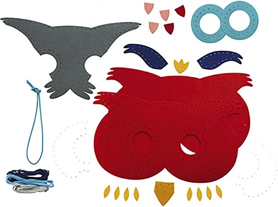 Avenue Mandarine Masks to Sew Creative Box - Owl, Cat, Rabbit - Image 2