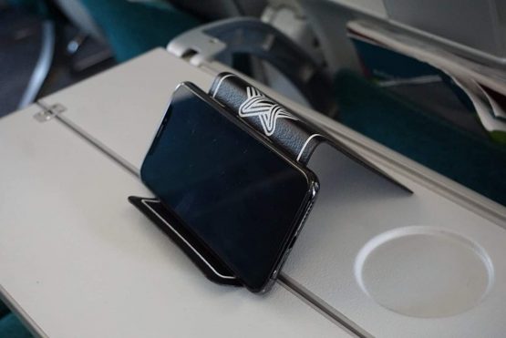 Air Flap Phone & Tablet Holder, Hands Free Eye-Level in-Flight Entertainment Accessory, Designed for Flying, Cooking, Desk Stand, Universal for iPhone, Android and Kindle Devices - Image 4