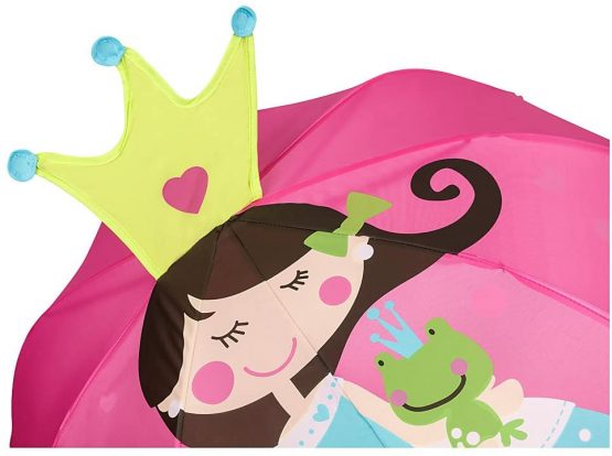 VON LILIENFELD® Umbrella Automatic Children Boys Girls Motif 3-D (up to Age 8) - Image 4