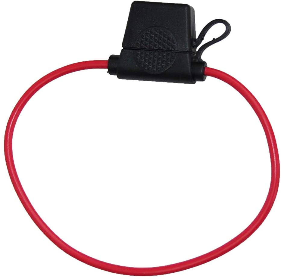 In line fuse holder 5pcs pack including 30A standard spade fuses 10pcs 1 fuse extractor 12AWG