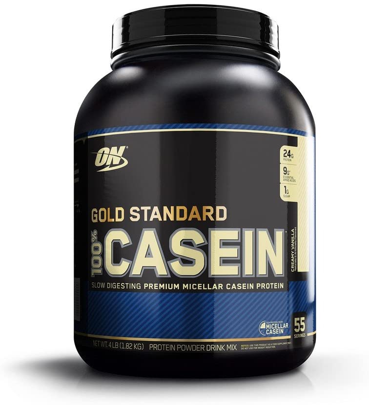 Optimum Nutrition Gold Standard 100% Casein Slow Digesting Protein Powder with Zinc, Magnesium and Amino Acids