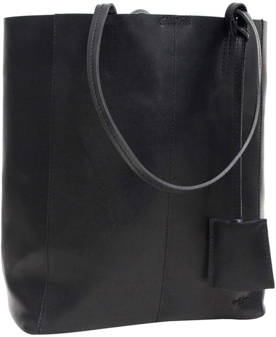 Gusti Handbag Leather Ladies Men big Cassidy Shopper 13L Shoulder Bag (Black, Wine Red, Brown)