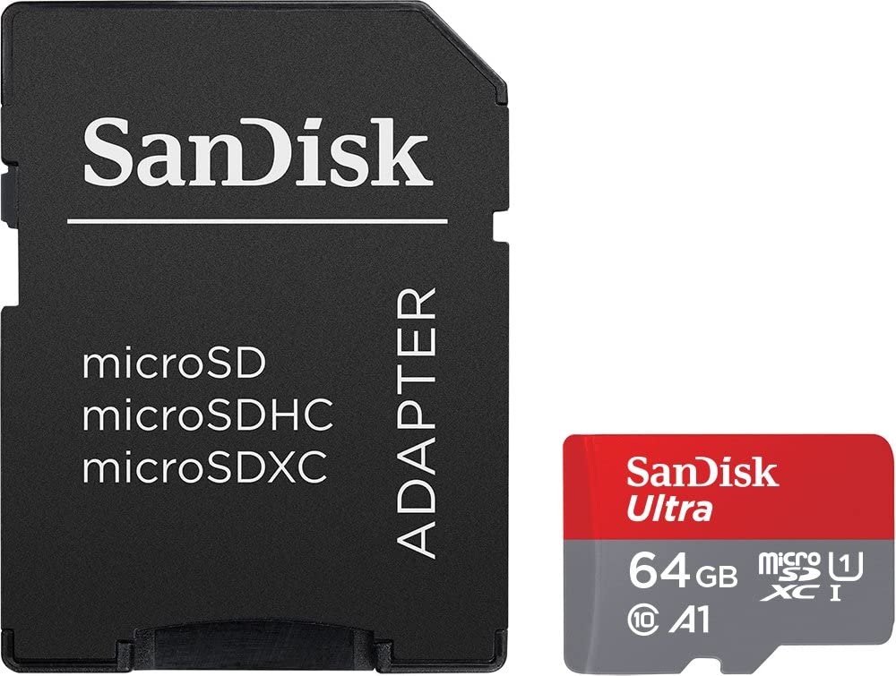 SanDisk Ultra 64GB microSDXC Memory Card + SD Adapter with A1 App Performance up to 100MB/s, Class 10, U1 - Amazon exclusive packaging - Image 2