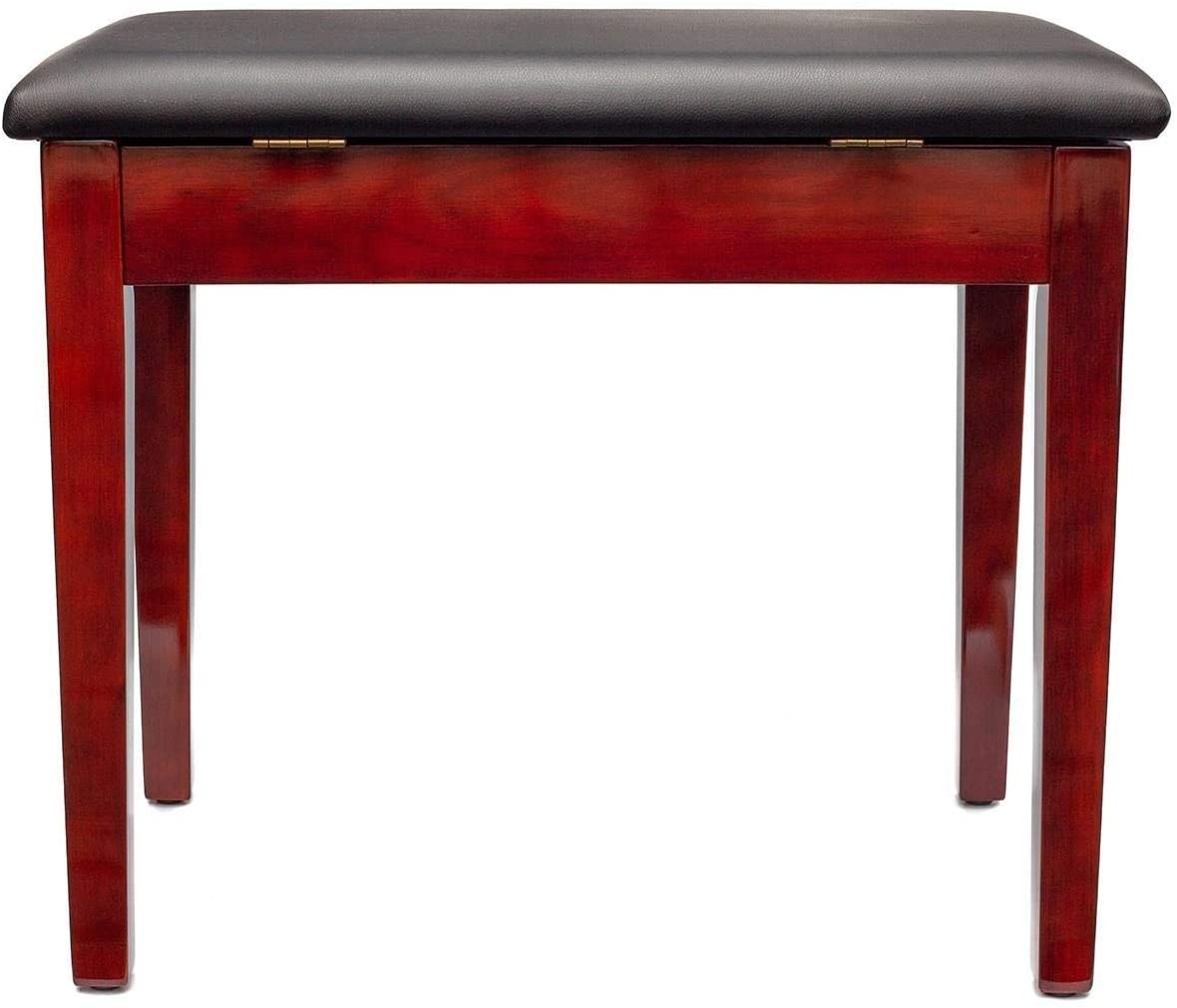 Montford MFPB1MA Storage Piano Bench - Gloss Mahogany Finish, Mahogany Gloss, Standard - Image 4