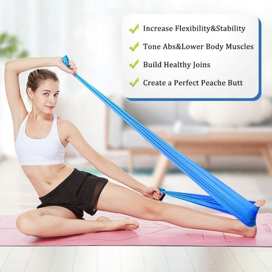 Haquno Resistance Bands Set, [Set of 3] Skin-Friendly Exercise Bands with 3 Resistance Levels,Workout Resistance Bands Set for Women Men,Ideal for Strength Training,Yoga,Pilates,Fitness - Image 4