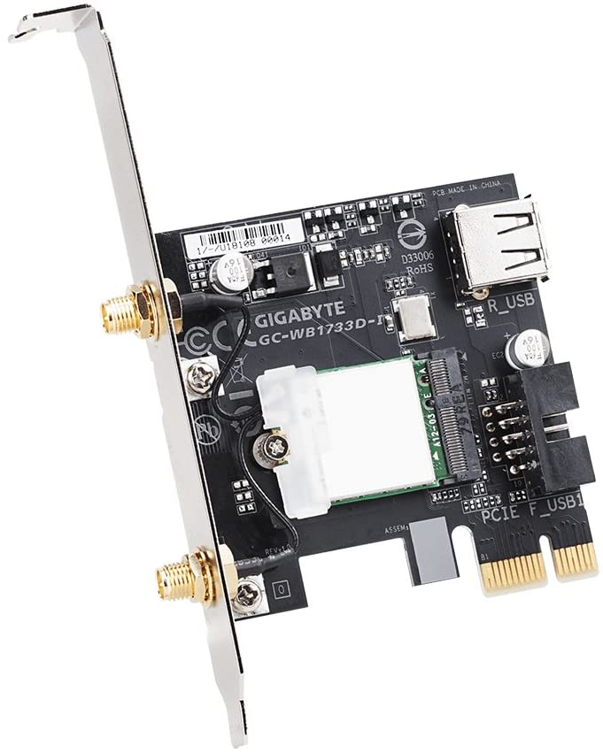 Gigabyte GC-WB1733D-I PCIe expansion card, Black - Image 2