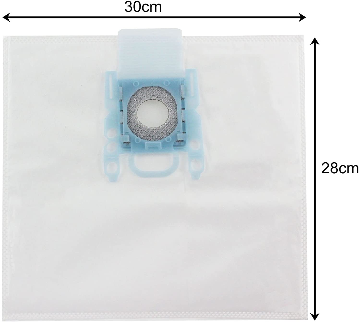 SPARES2GO Cloth Bags compatible with Bosch BSG6 BSG7 BSGL3126GB GL30 Vacuum (Pack of 10 + 2 Filter) - Image 2