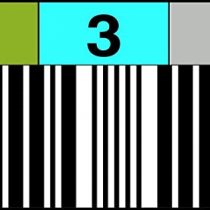 LTO 6 Label Landscape. Code 000001 – 000099 Number Range: 000100-000199