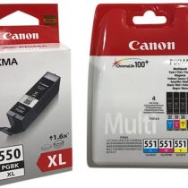 CANON Ink Cartridge Canon PGI Pack 550XL Black + CLI 551 4 colors (Cyan/Yellow/Black/Magenta)