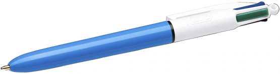 BIC 4 Colours Original, Retractable Ballpoint Pens, Multi-coloured Medium Point (1.0mm), Pack of 3 - Image 2