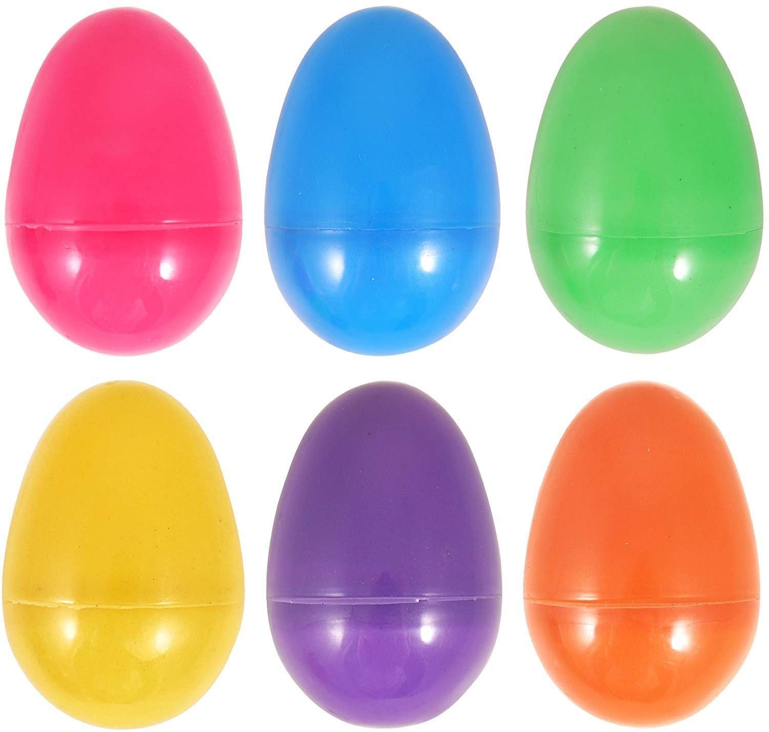 plastic fillable easter eggs, 8cm - Image 2