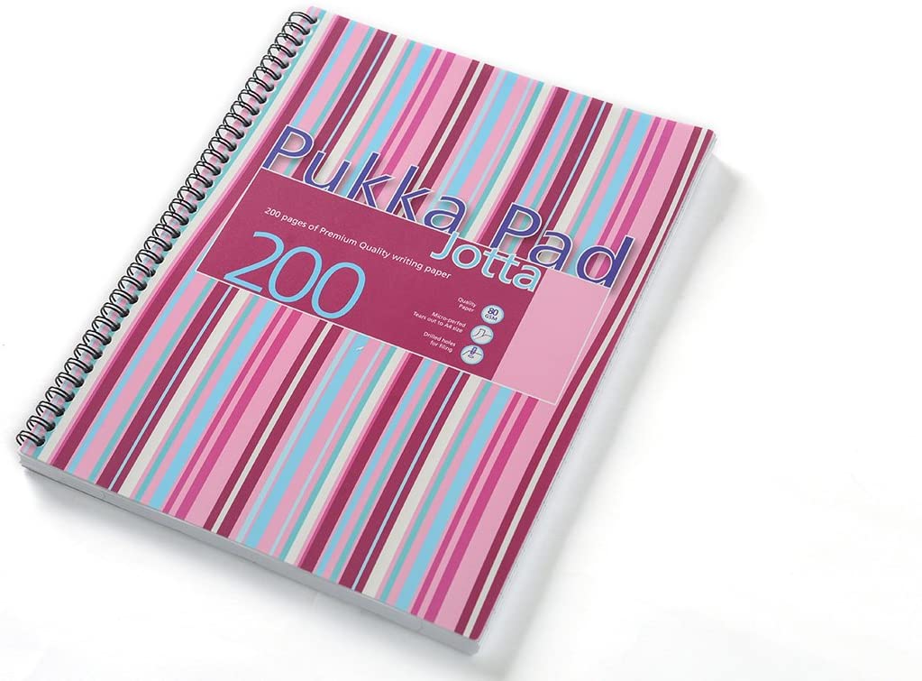 Pukka A4 Jotta Polyprop Notebook Pink or Blue, 1 - Pack - Image 2