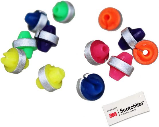 Salzmann 3M Spoke Beads | Reflective and colourful | Made with 3M Scotchlite | Pack of 36