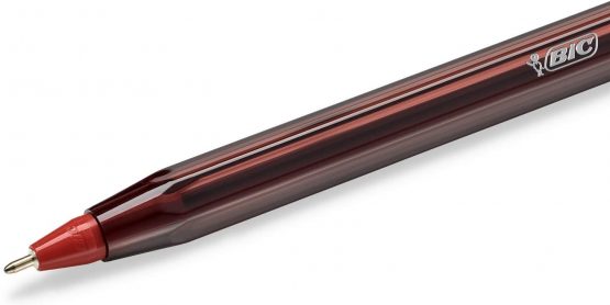 BIC Crystal Exact Fine Point Pens (0.7 mm) - Red, Box of 20 - Image 3