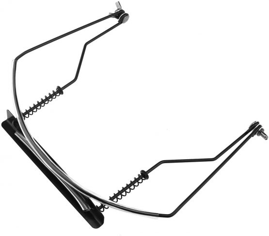 OTOTEC Professional 10 Holes Harmonicas Holder Adjustable Hand Free Neck Rack Black Metal - Image 2