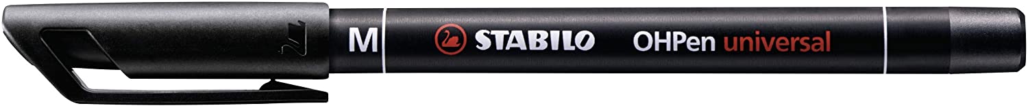 STABILO OHP Pen OHP Pen Permanent - Medium - Wallet of 4 - Assorted Colours, Medium Wallet of 4 Assorted Colours, 1 count (Pack of 4) - Image 2