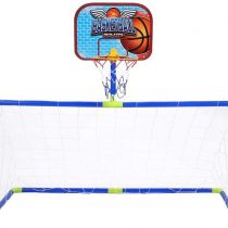 VGEBY Children Ball Bracket, Basketball Soccer System Backboard Football Guard Balls Kit Toy Set for Kids Indoor Outdoor Sports Game