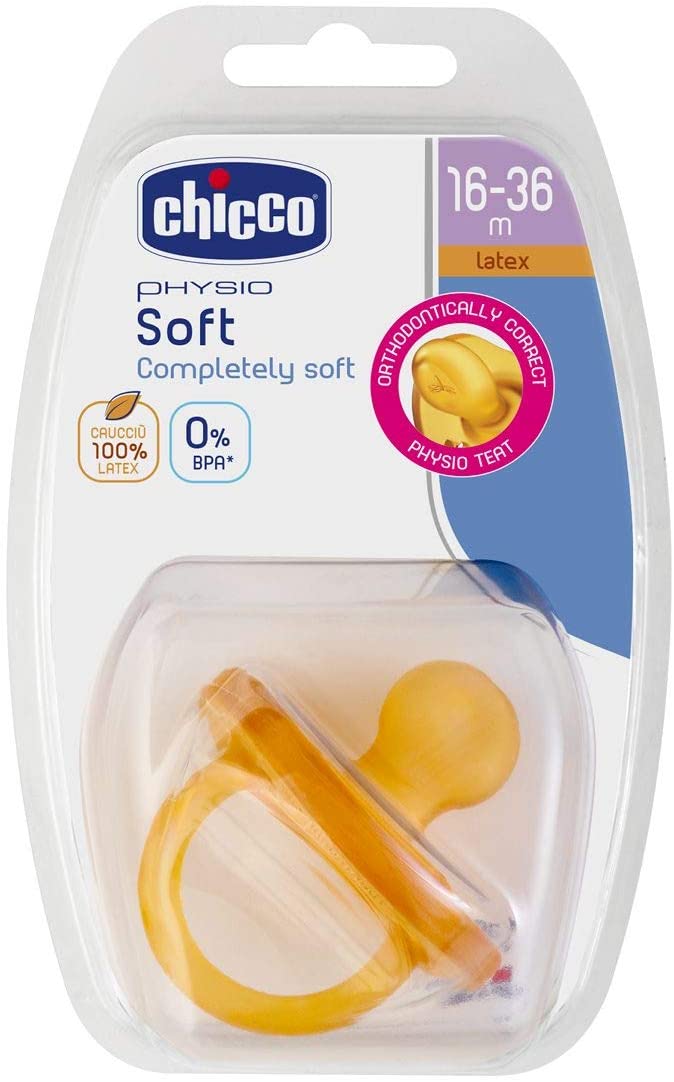 Chicco Physio Soft 00073004310000 Teat 16-36 m Rubber Neutral Orange, De 16 a 36 Meses - Image 4