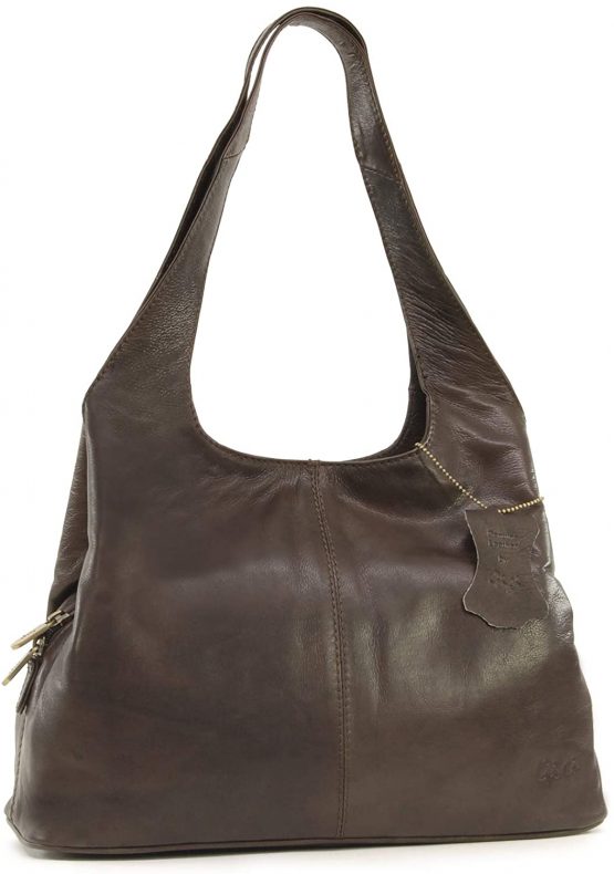 GIGI - Women's Leather Shoulder Bag - OTHELLO 4326