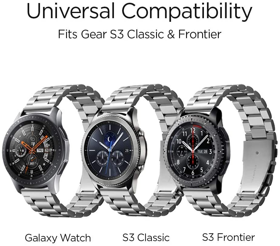 Spigen Modern Fit Designed For Samsung Galaxy Watch 3 45mm Band Strap (2020) / Galaxy Watch 46mm Band (2018) / OnePlus Watch Band/Gear S3 Frontier Band / S3 Classic Band Strap - Image 4