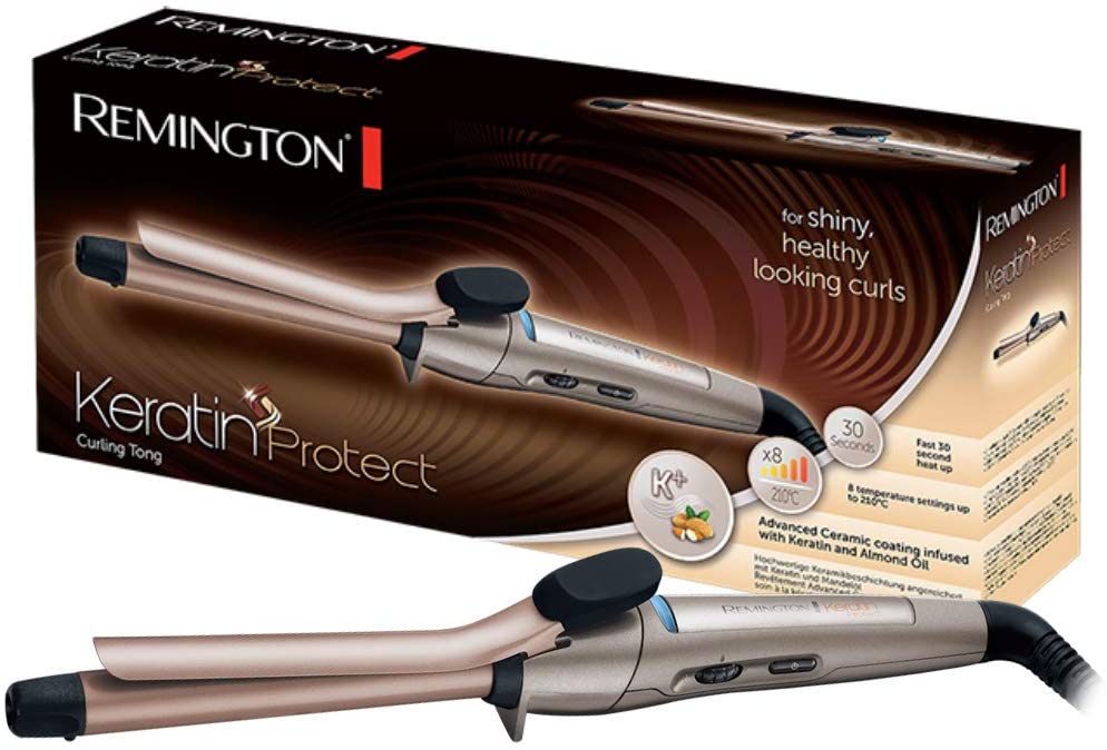Remington CI5318 Keratin Protect Tong, Bronze, Rose Gold