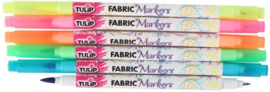 I Love To Create Tulip Dual-Tip Fabric Marker Set, Multi-Colour, 20.32 x 15.49 x 1.49 cm - Image 3