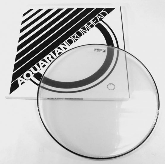 Aquarian RSP2-22 Response 2 - 22 inch Bass Drumhead - 2 Ply - Clear - Image 2