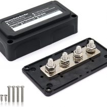 T Tocas 300A BusBar Box - Heavy-Duty Module Design Power Distribution Block with 4 x M8 Terminal Studs