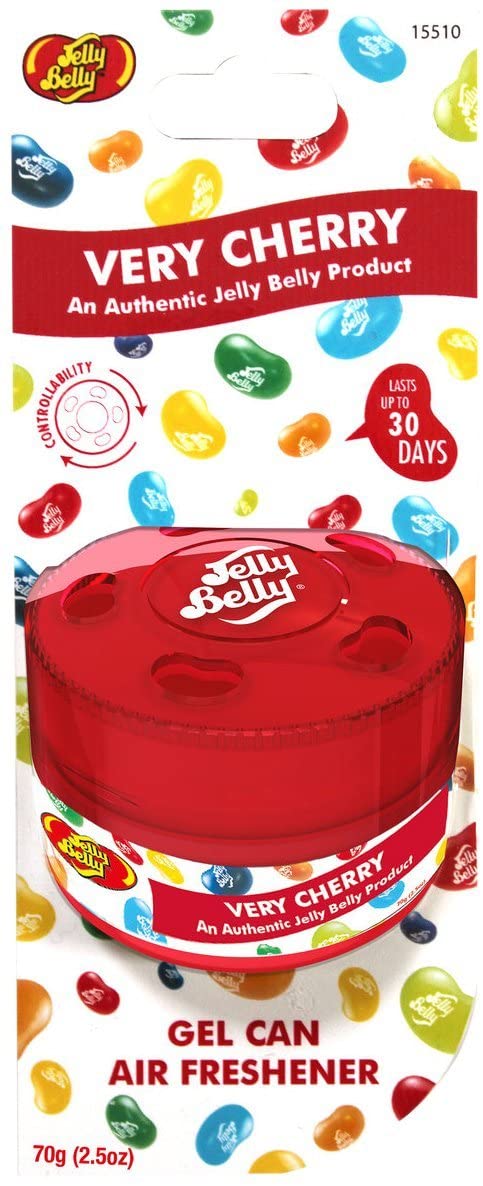 Jelly Belly FER15510A Gel Can Air Freshener-Very Cherry, Red, 70 g (Pack of 1)