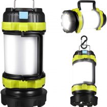 Rechargeable Led Torch, Multi-functional Camping Light, Camping Lantern with 6 Modes, Waterproof Outdoor Spotlight Searchlight Flashlight