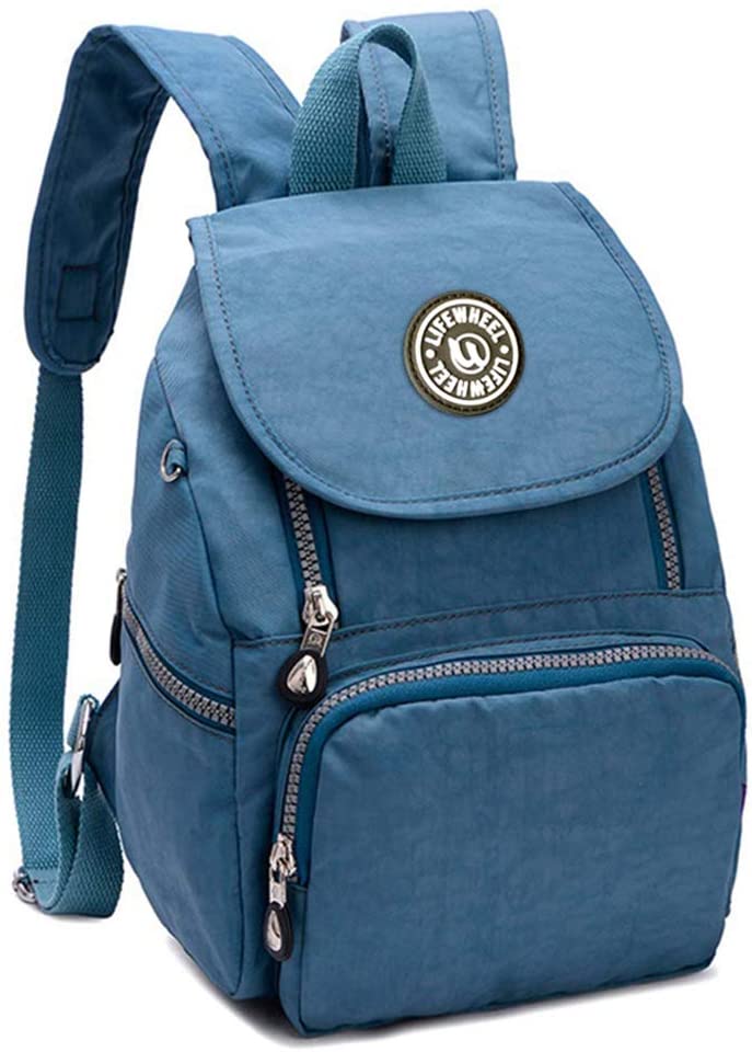 LifeWheel Nylon Casual Mini Backpack Waterproof Lightweight Small Daypacks for Womens Girls