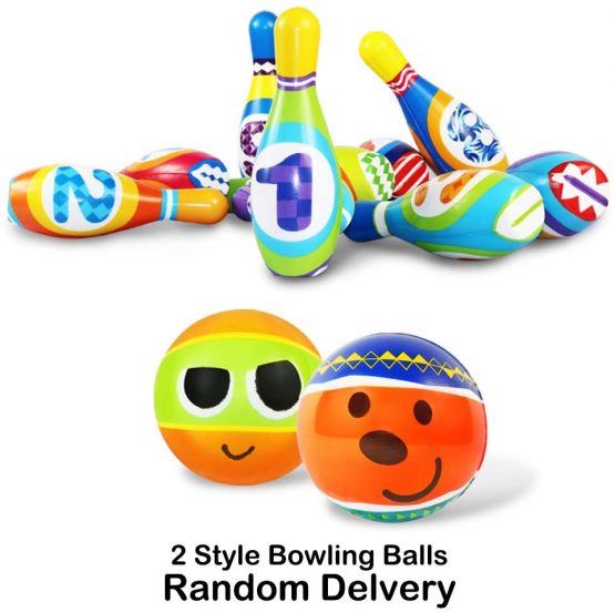Bowling Set Skittles Game for Kids with 10 Pins and 2 Balls Early Development Indoor Toy Gifts for Children Toddler Girls Boys - Image 3