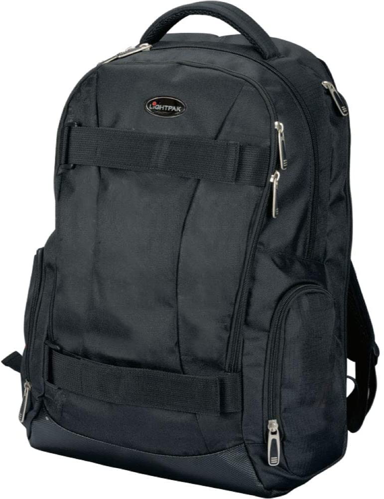 Fanatic Hawk Padded Nylon Backpack for 17 inch Laptop - Black, Black (Schwarz), 46 Centimeters