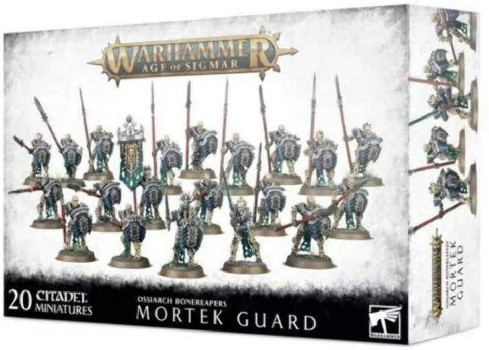 Games Workshop - Warhammer Age of Sigmar - Ossiarch Bonereapers Mortek Guard, Black