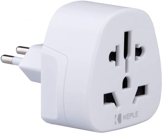 Brazil Brazilian Adapter Travel Type N Plug to UK US USA American AUS Australia EU Europe European Asia China Thailand Ireland Adaptor Universal Worldwide Socket International 3 Pin - Image 2