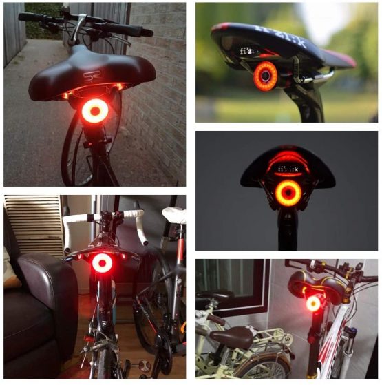 WGGE Ultra Bright USB Rechargeable Bike Light Set,Powerful Bicycle